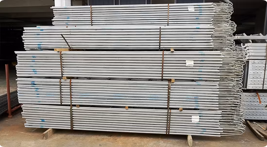 직류 전기를 통한 원숭이 사다리 강철 정연한 관 비계 상승 단계 사다리