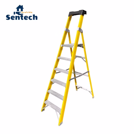 GS/EN131 유리섬유 계단 사다리 6단계